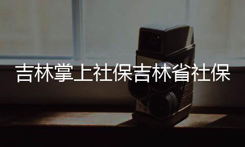 吉林掌上社保吉林省社保掌上认证下载