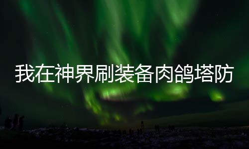 我在神界刷装备肉鸽塔防下载