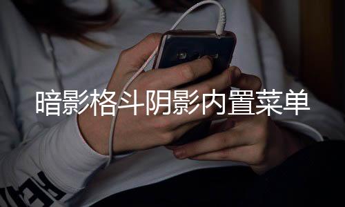 暗影格斗阴影内置菜单下载