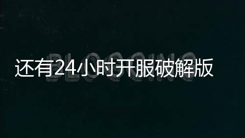 还有24小时开服破解版下载